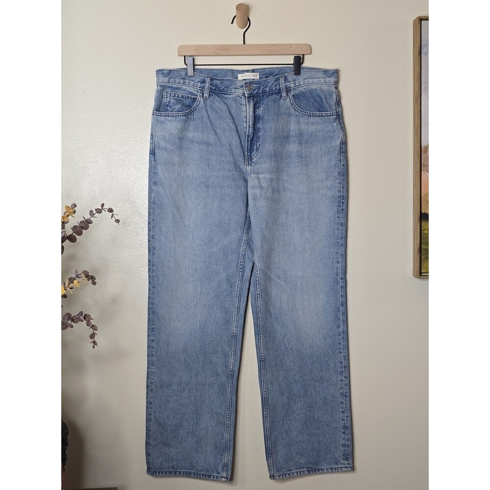 Uniqlo x JW Anderson Straight Jeans Mens 36 Blue 100% Cotton Denim 487742